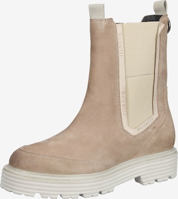 Chelsea Boots bugatti en beige : devant