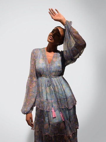 Robe 'Robe Longue Emilia' Miss June en bleu