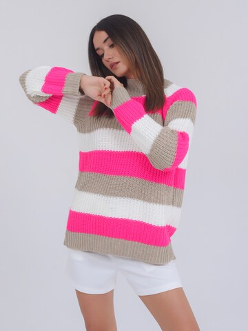 FRESHLIONS Sweater 'Ebba ' in Mixed colors: front