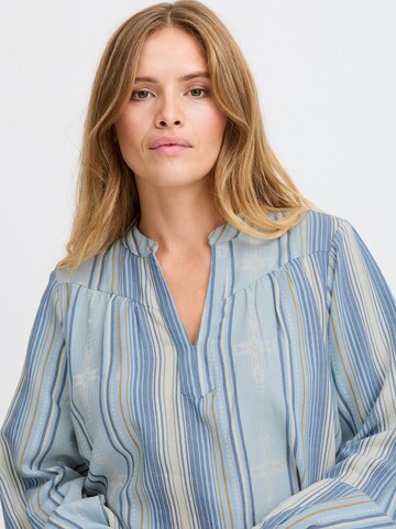 PULZ Jeans Tunic ' PZTIONA Blouse ' in Blue