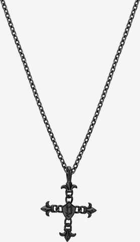 POLICE Necklace in Black: front