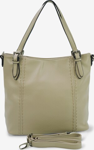 Emma & Kelly Schultertasche 'LUGANA' in Beige: predná strana