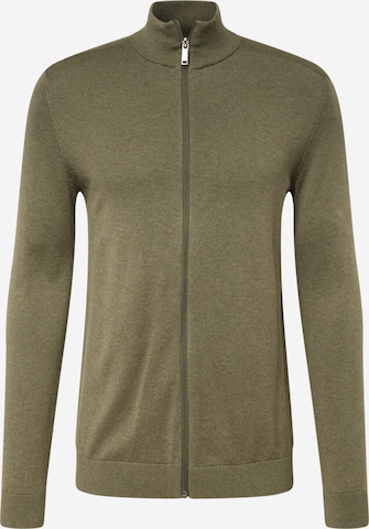 Vestes en maille 'SLHBerg' SELECTED en vert : devant