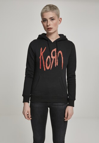 Merchcode Sweatshirt 'Korn' in Schwarz: predná strana