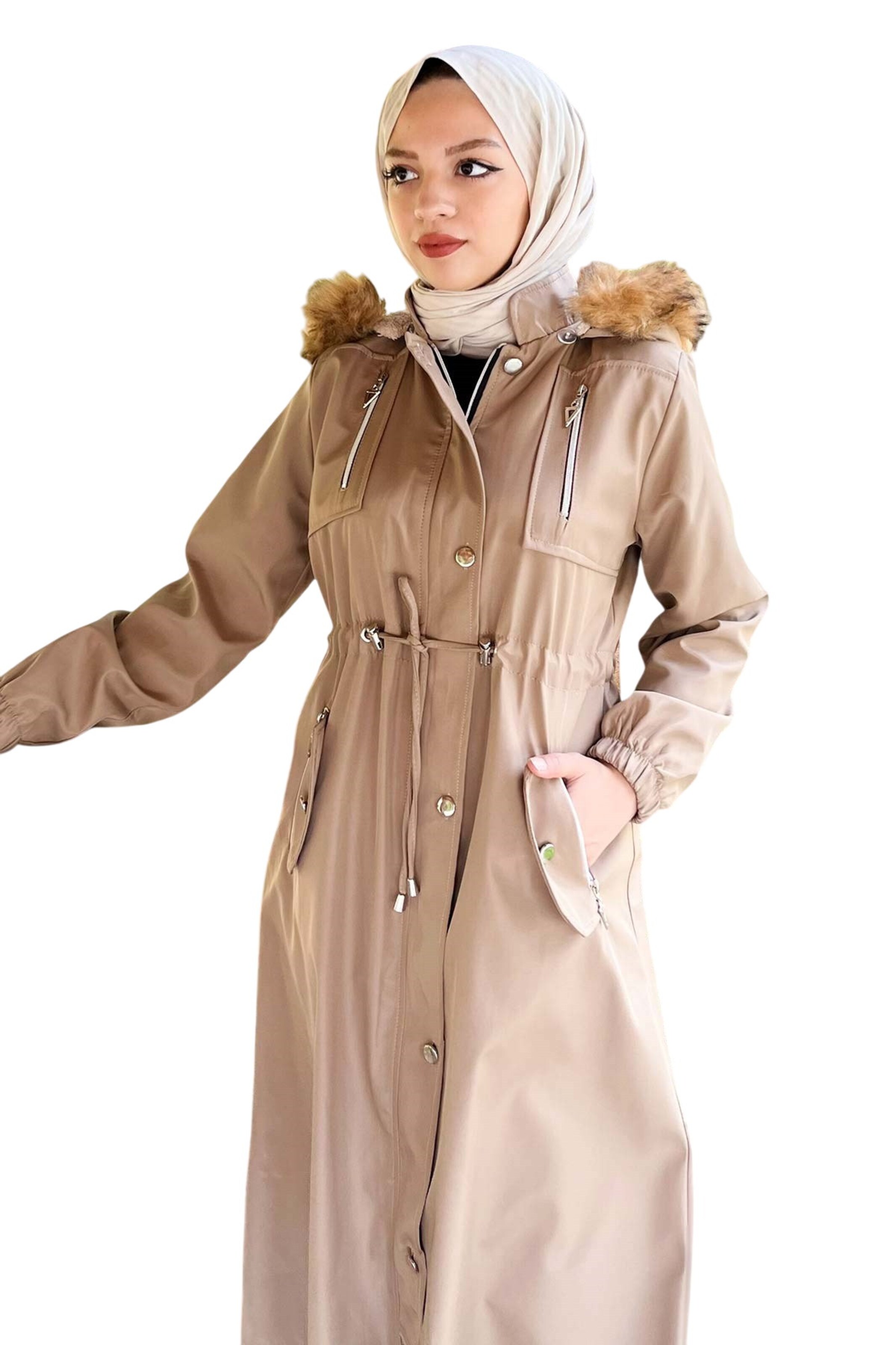 MODAMIHRAM Parka in Beige