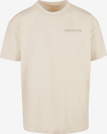 T-Shirt 'Alles Wird Gut' Merchcode en beige : devant