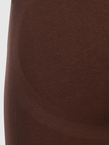 Smilodox Skinny Leggings ' Infinite Batik Scrunch ' in Braun