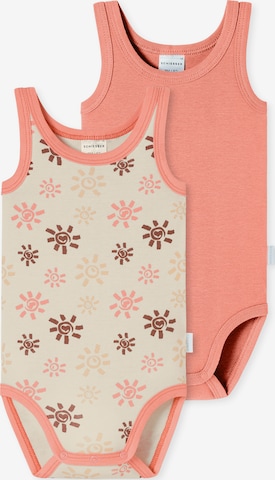 Barboteuse / body ' Natural Organic Cotton ' SCHIESSER en orange : devant