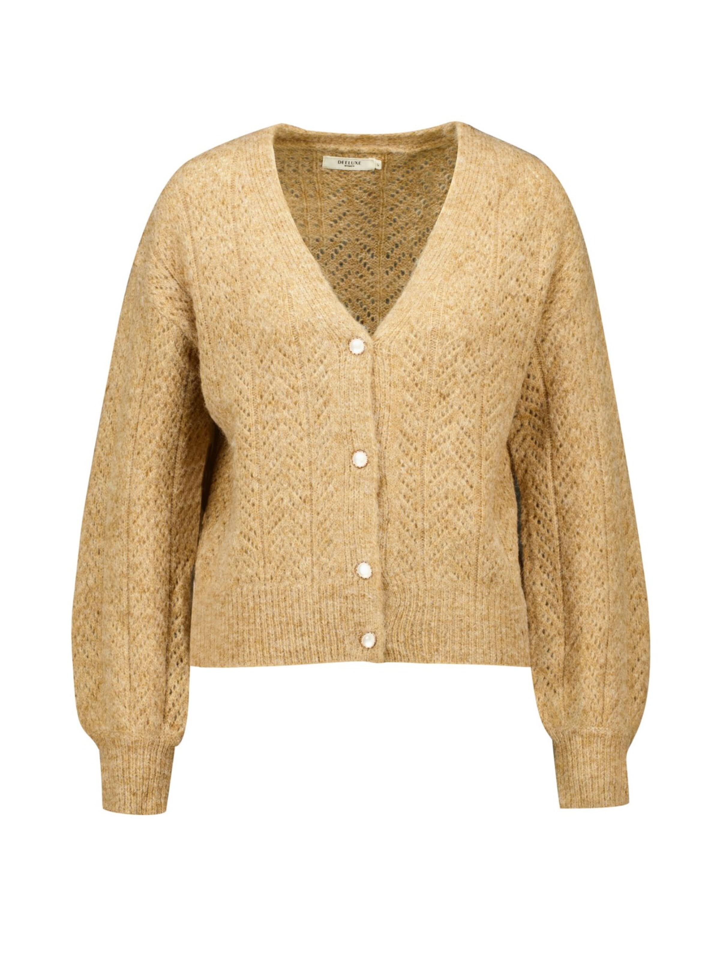 Cardigan Deeluxe en beige : devant