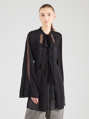 Tunica di Twinset in nero: frontale