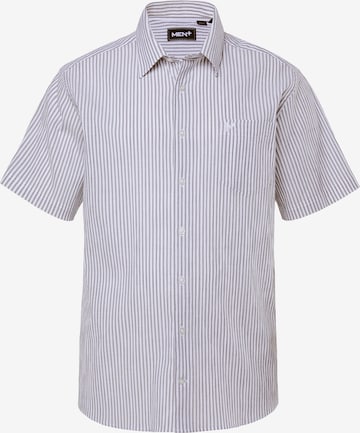 Men Plus Regular fit Overhemd in Blauw: voorkant