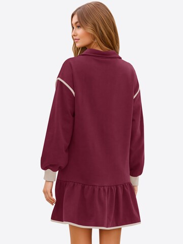 Imily Bela Šaty - Červená