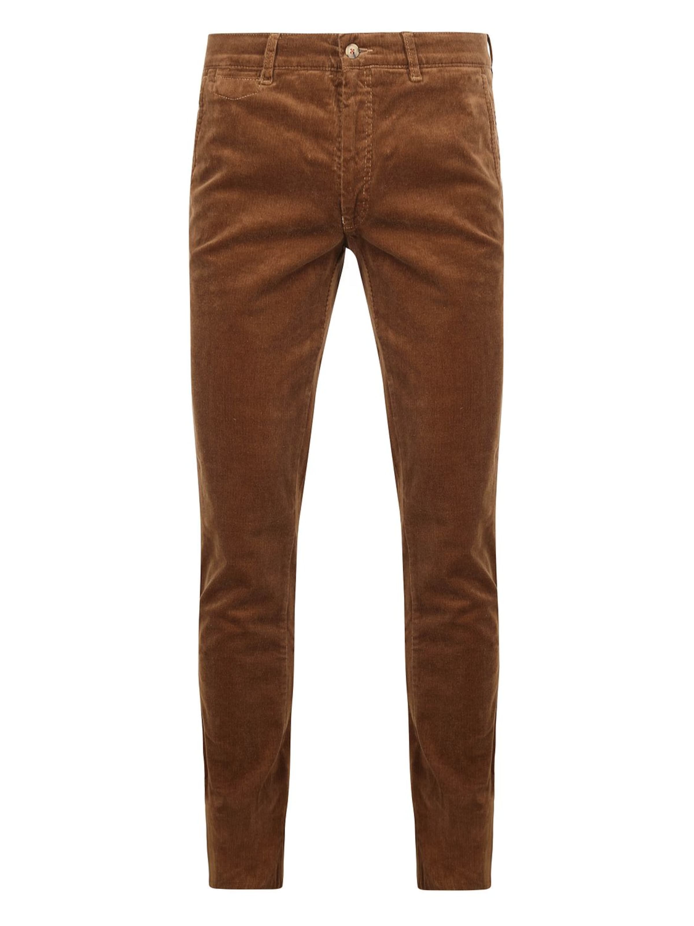 Suitable Regular Chino trousers 'Plato' in Brown: front