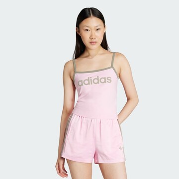 ADIDAS ORIGINALS Топ в Ярко-розовый: спереди