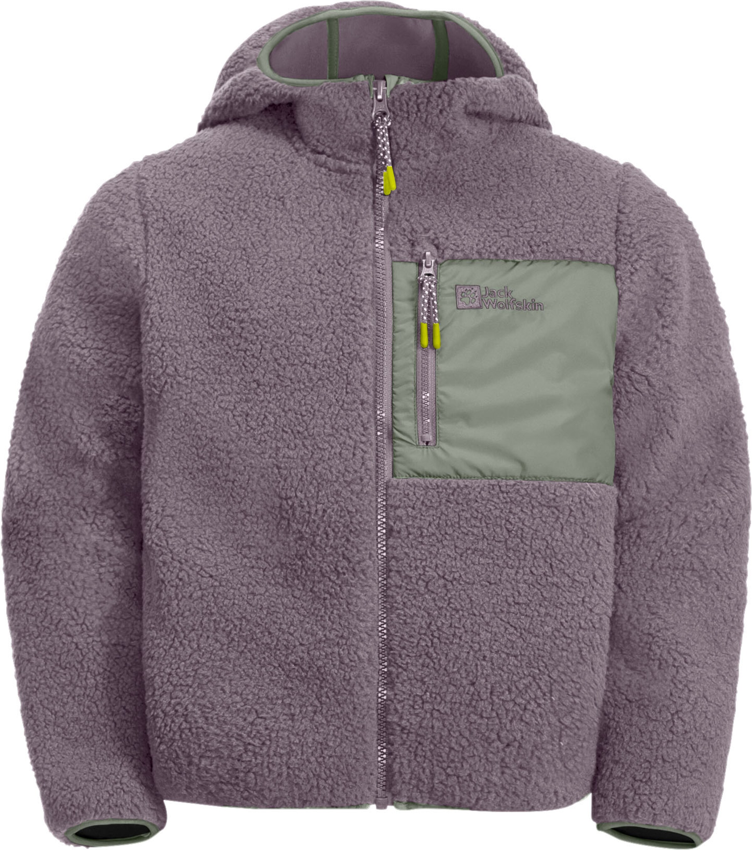 JACK WOLFSKIN Fleecejacke in Lila: Vorderseite