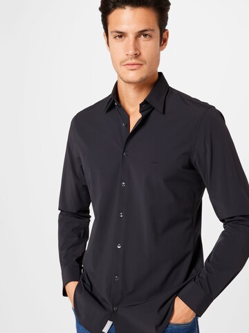 Michael Kors Slim fit Button Up Shirt in Black