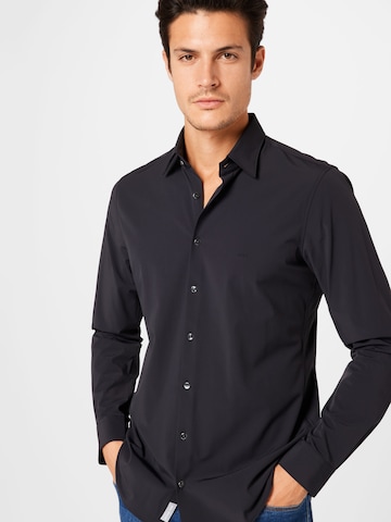 Slim fit Camicia di Michael Kors in nero