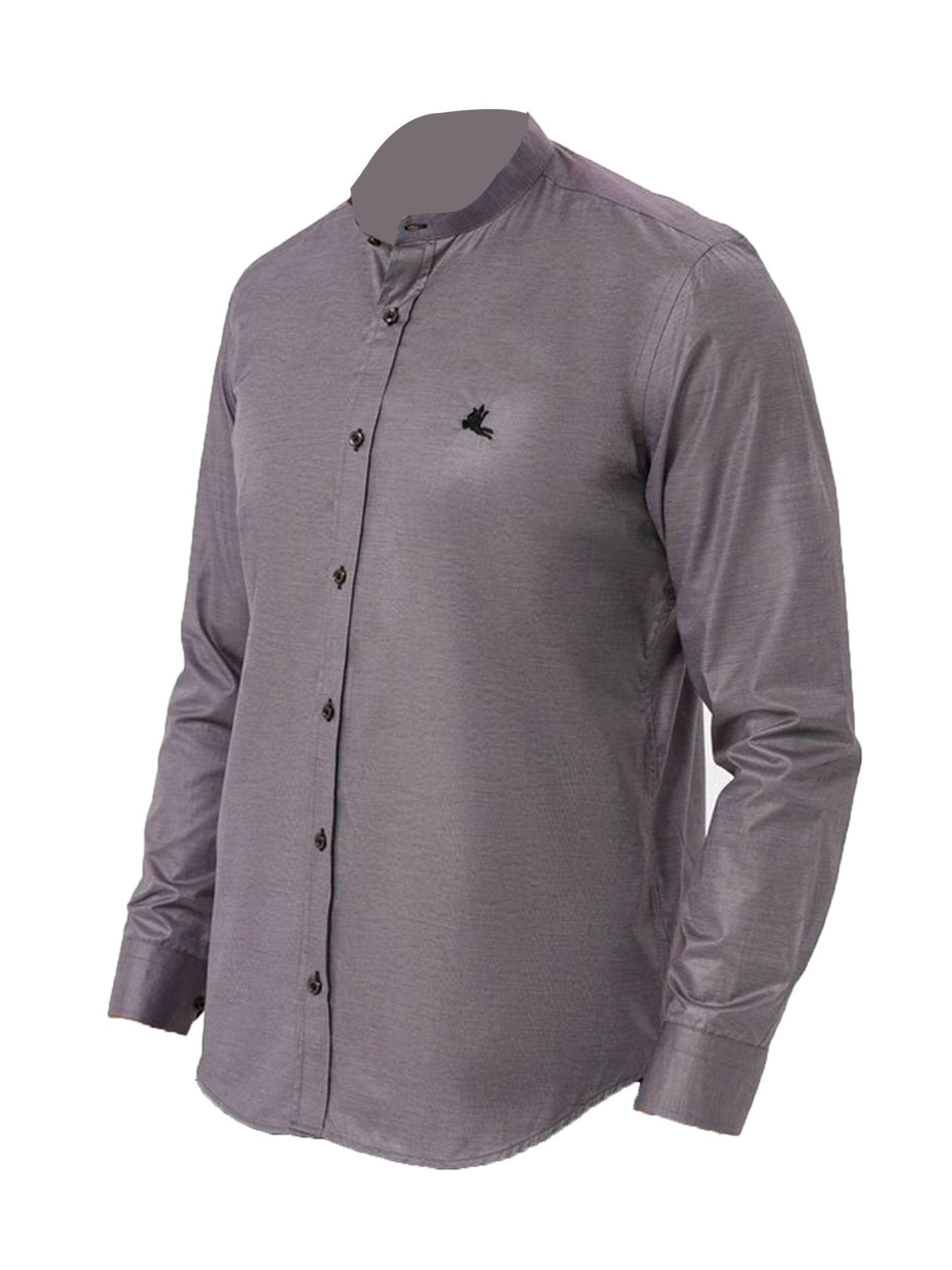 Coupe regular Chemise Daniel Hills en marron : devant