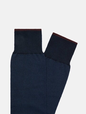 Boggi Milano Knee High Socks in Blue