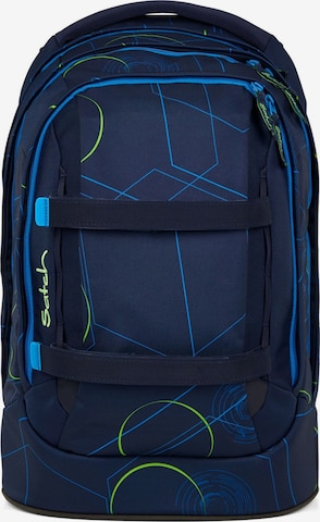 Satch Rucksack in Blau: Vorderseite