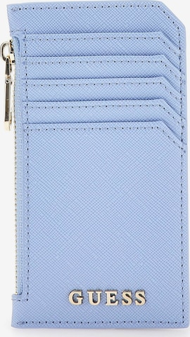 GUESS Wallet 'Noelle' in Blue: front