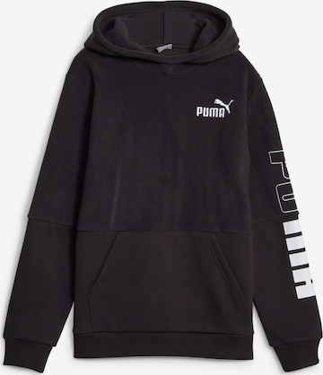 PUMA - Sweatshirt 'POWER' em preto: frente
