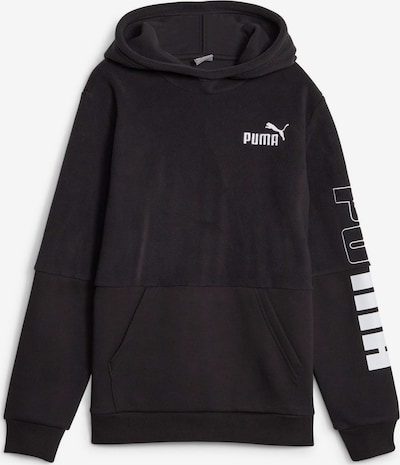 PUMA Sweatshirt 'POWER' in Black / White, Item view