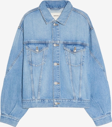 Bershka Between-Season Jacket in Blue: front