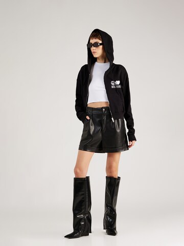 Moschino Jeans Sweat jacket in Black