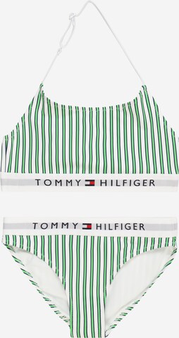 Tommy Hilfiger Underwear Bustier Bikini w kolorze zielony: przód