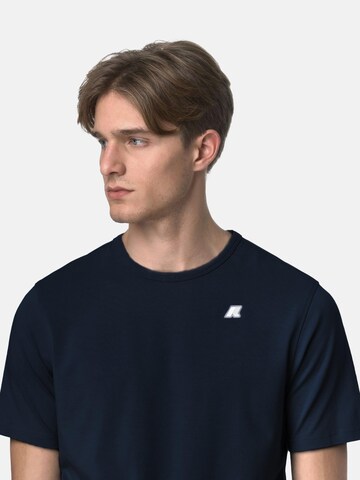 K-Way Shirt 'K-WAY ADAME LIGHT STRETCH JERSEY T-Shirt e Polo' in Blau