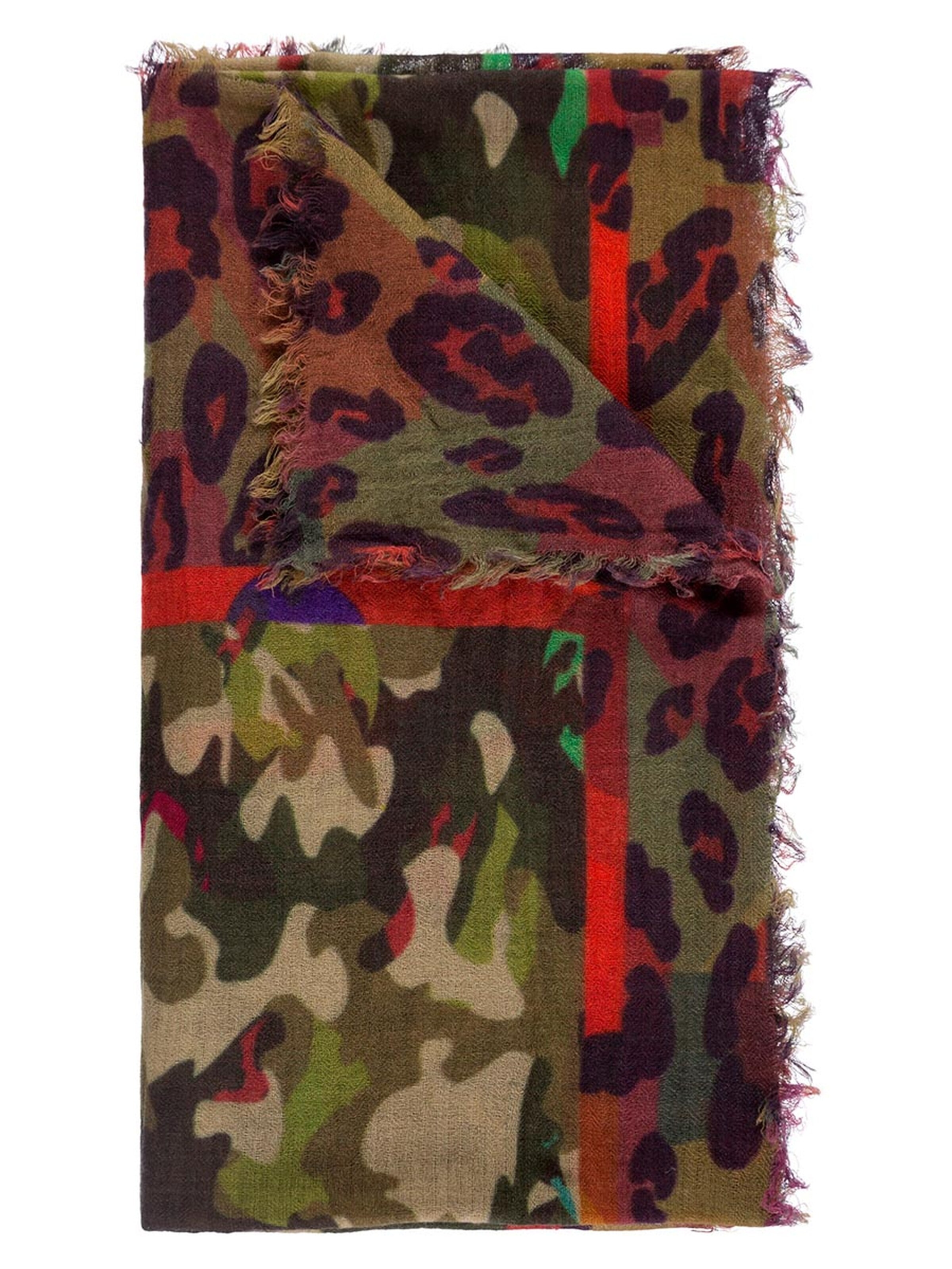 Passigatti Wrap 'Camouflage-Leo' in Green