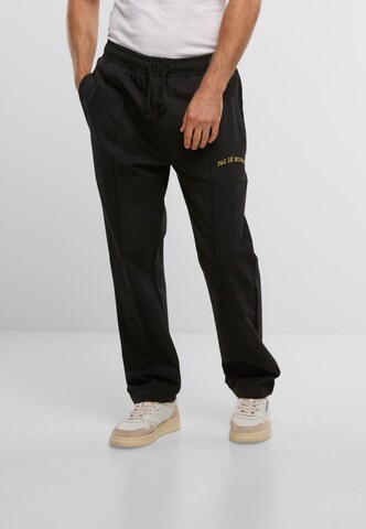 Regular Pantalon 'Bengaline' Pas De Monaco en noir : devant