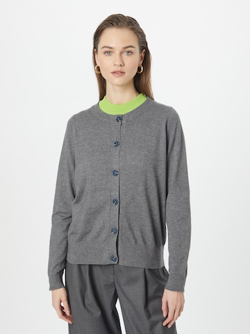 s.Oliver Knit Cardigan in Grey: front