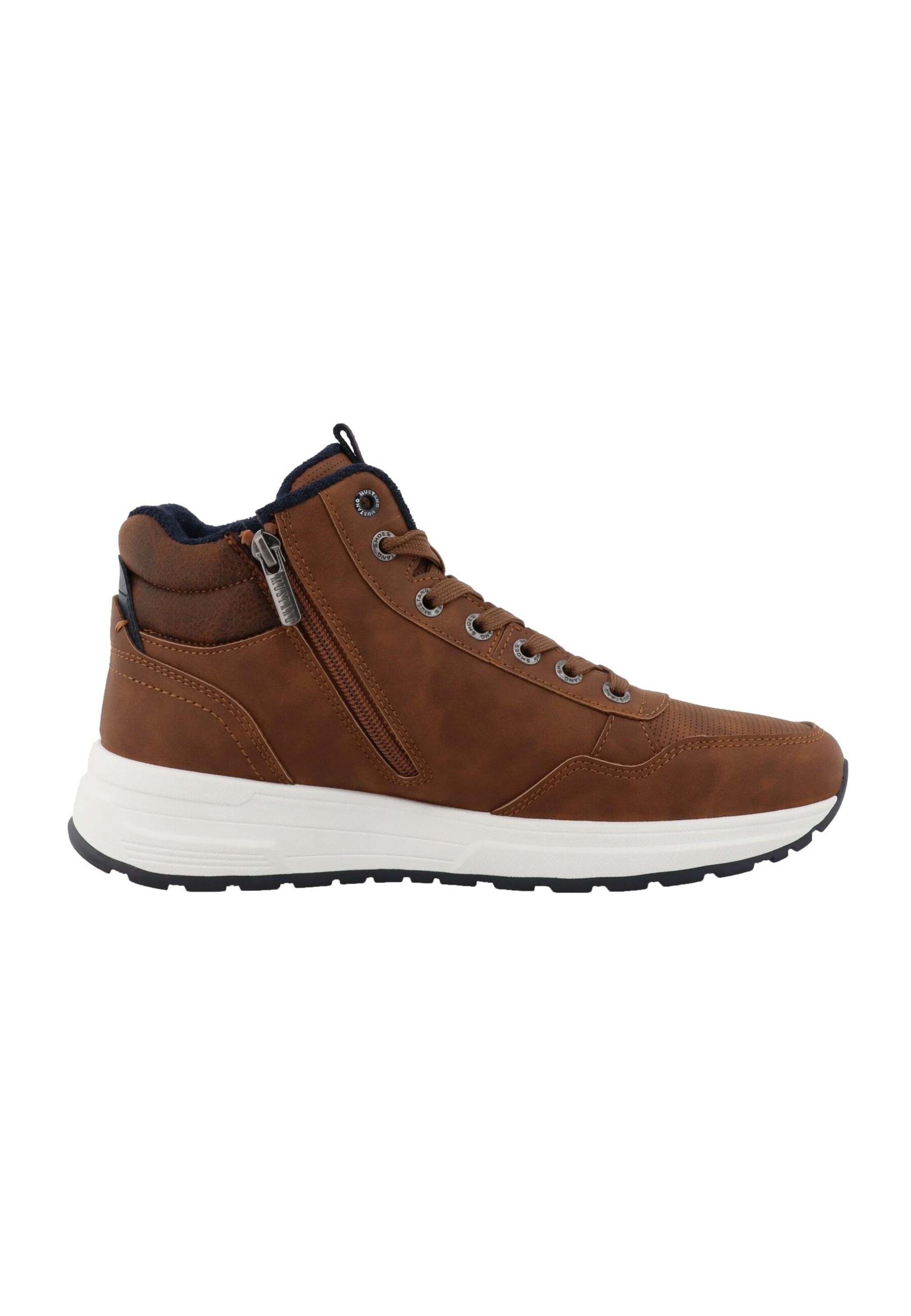 MUSTANG High-top trainers 'Luciano' in Brown