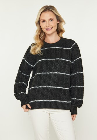 Pullover 'Classic' di usha BLUE LABEL in nero: frontale