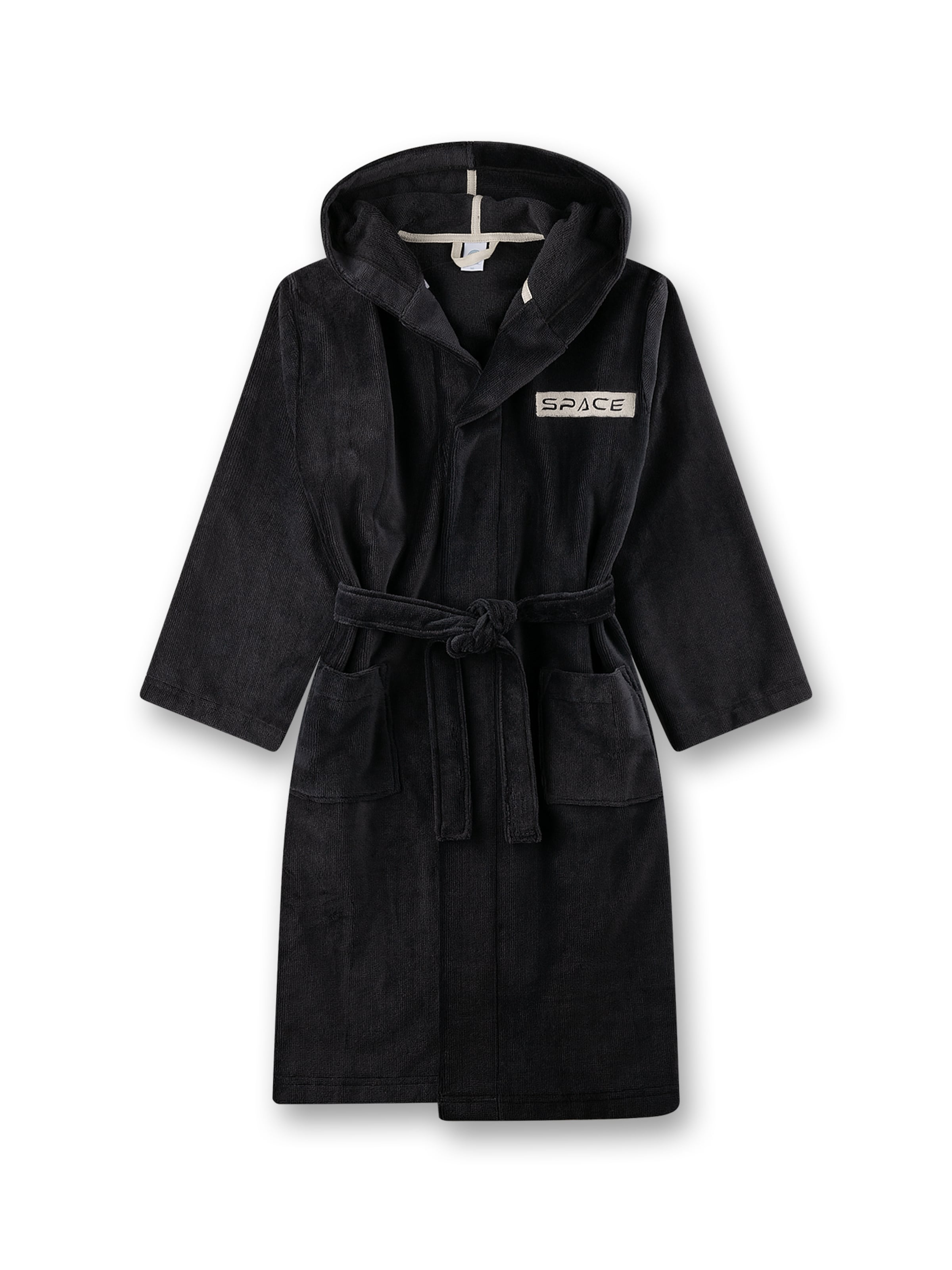 Accappatoio di Sanetta in blu: frontale