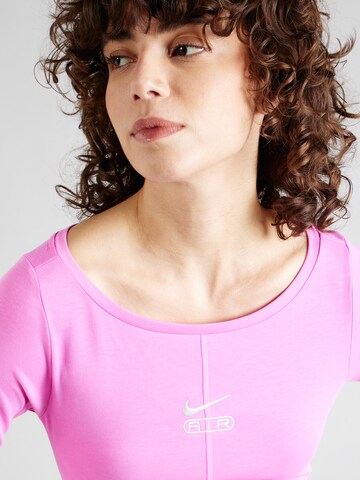 Nike Sportswear Shirt 'AIR' in Roze