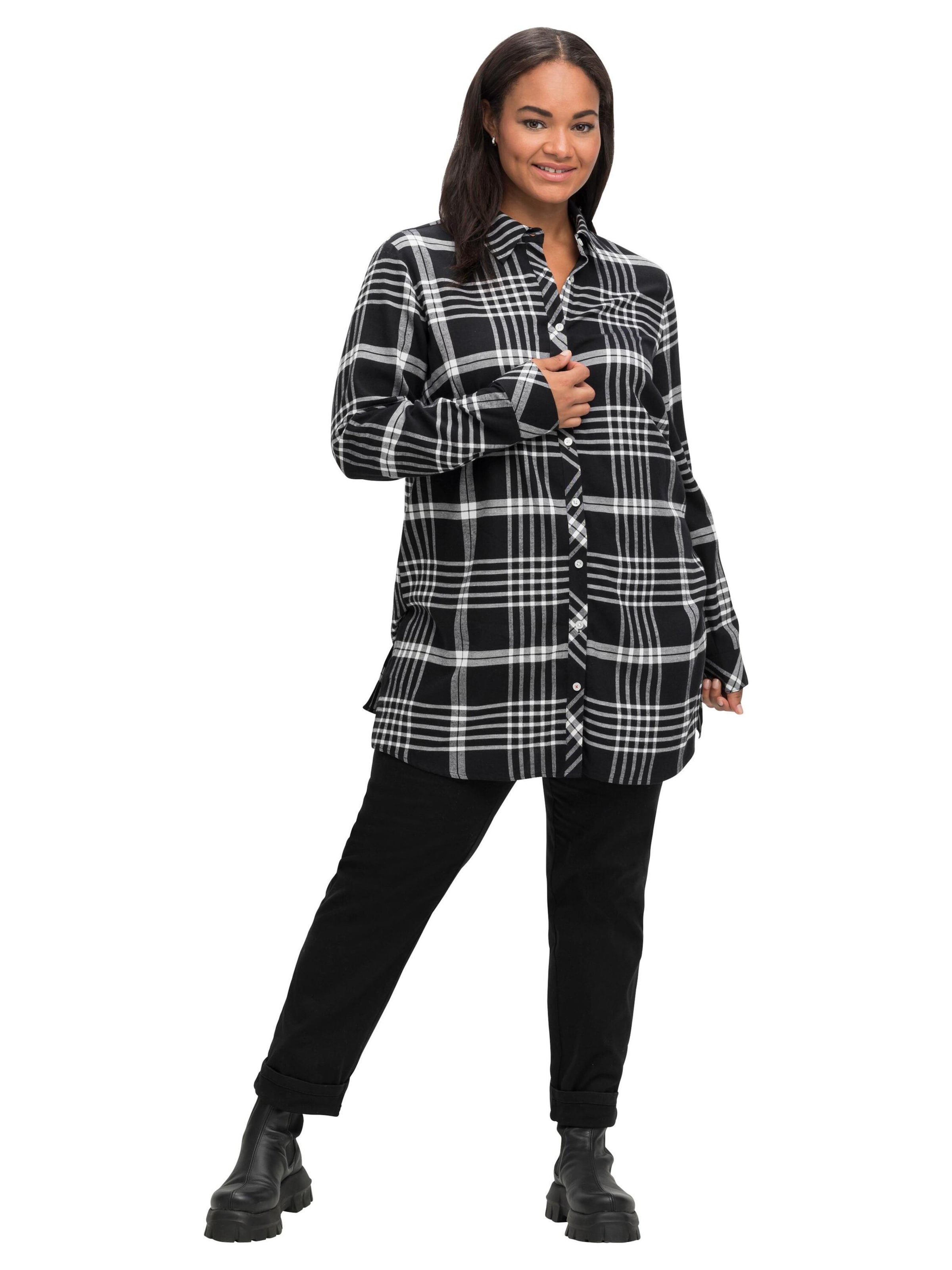 SHEEGO Blúz - fekete: elől