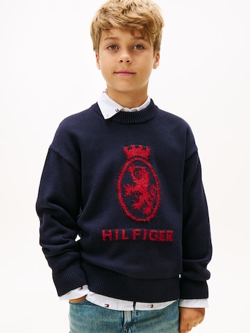 TOMMY HILFIGER Pulóver - kék: elől
