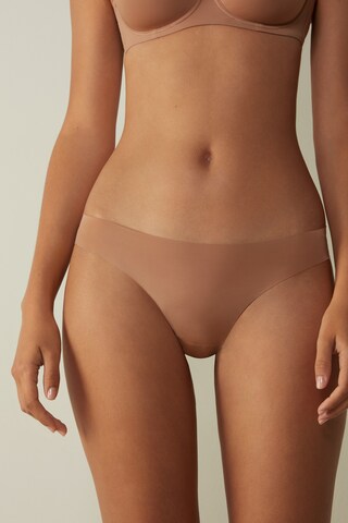 INTIMISSIMI Thong in Brown: front