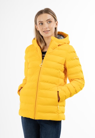 DreiMaster Maritim Winter jacket in Yellow: front