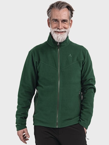 Veste en polaire fonctionnelle 'Hiking Fleece Jk Style Qutang' Schöffel en vert : devant