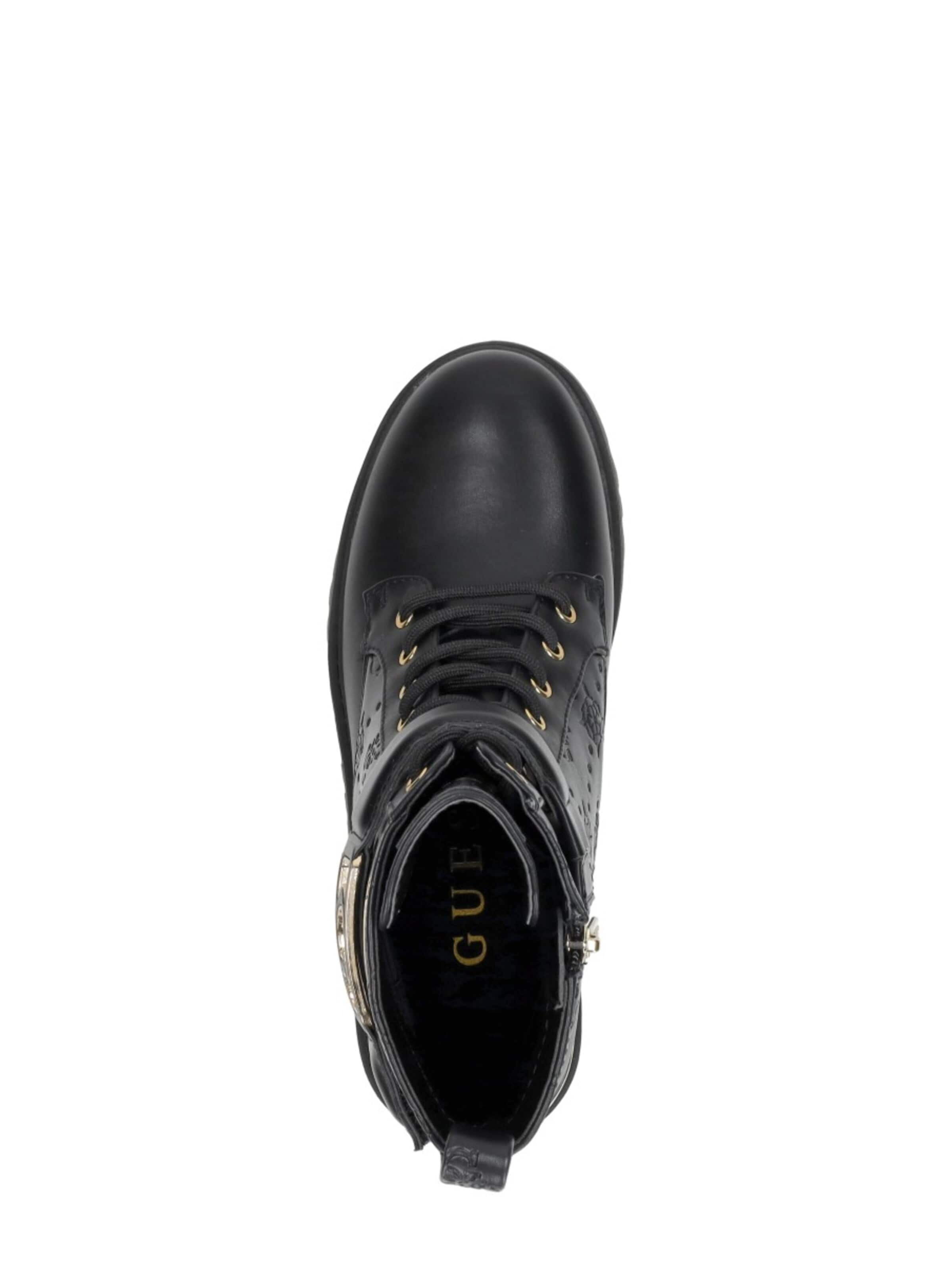 Bottines à lacets 'Oranda' GUESS en noir
