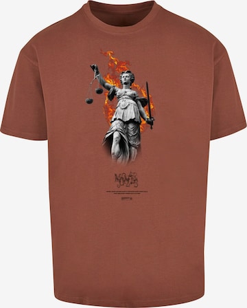 T-Shirt MJ Gonzales en marron : devant