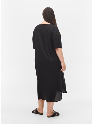 Zizzi - Vestido camisero 'Emayse' en negro