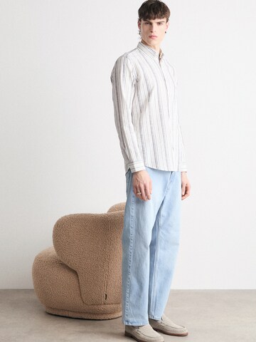 Coupe regular Chemise 'Rickert' BOSS en beige