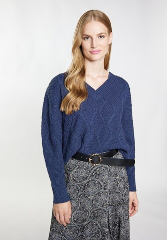 Pullover di DreiMaster Vintage in blu: frontale