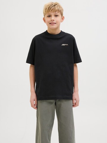 Jack & Jones Junior Μπλουζάκι 'JORIslington' σε μαύρο: μπροστά