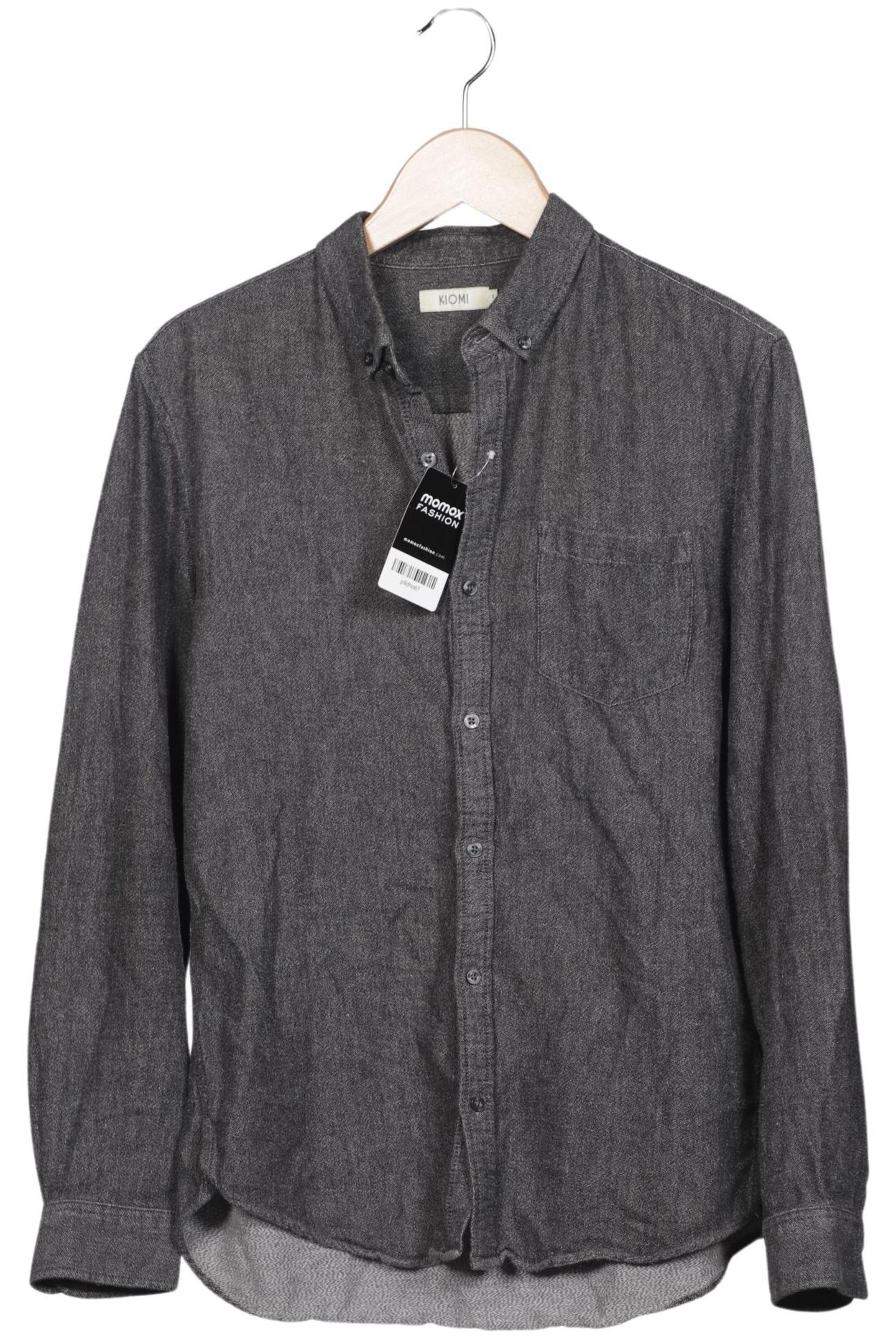 KIOMI Button Up Shirt in S in Grey: front
